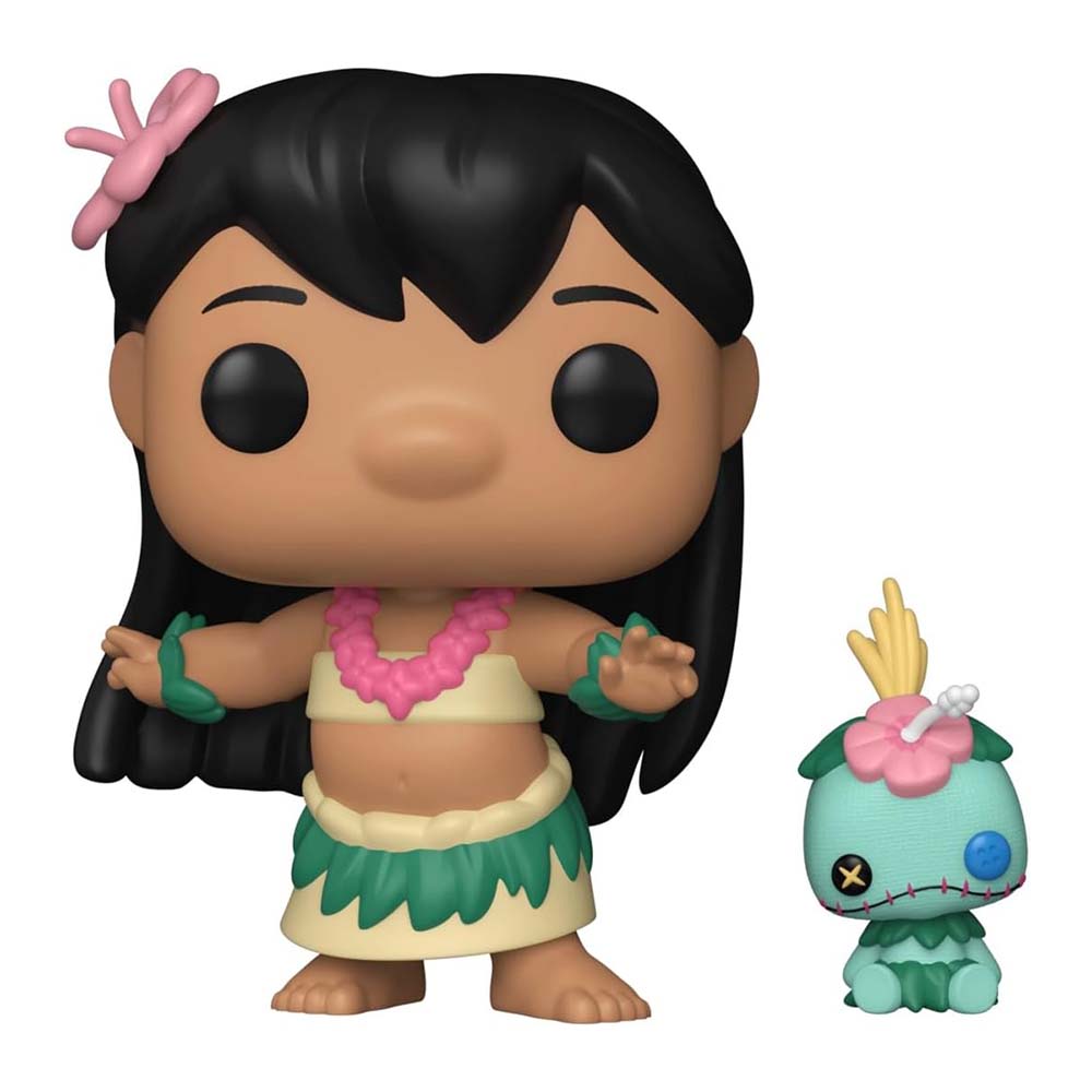 Funko Pop! Disney: Lilo & Stitch – Hula Lilo with Scrump 1741 - Figura de Vinilo Coleccionable - Idea de Regalo