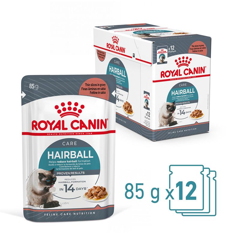 Royal Canin Hairball Care en salsa 12X85g