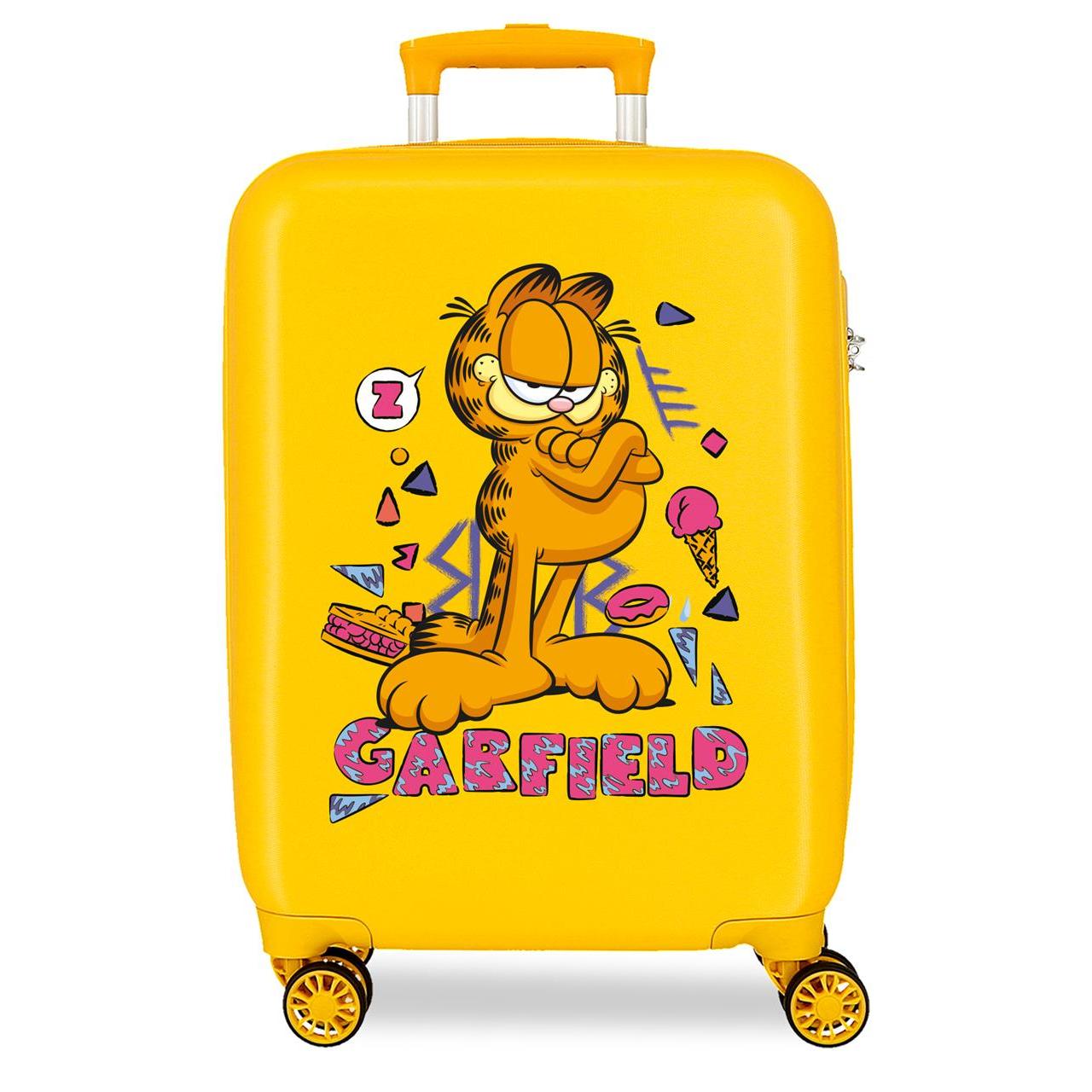 Maleta de cabina Garfield ocre 38x55x20 cm