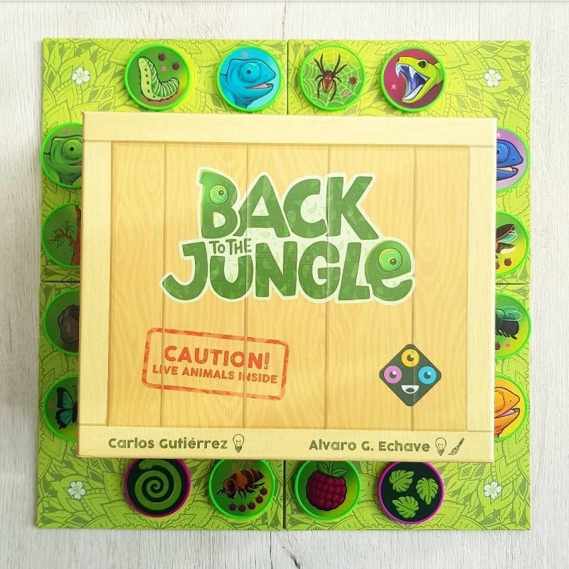 GDM - Juego de mesa Back To The Jungle 21029 para niños a partir de 6 años, juego educativo de estrategia y aventura con componentes de alta calidad