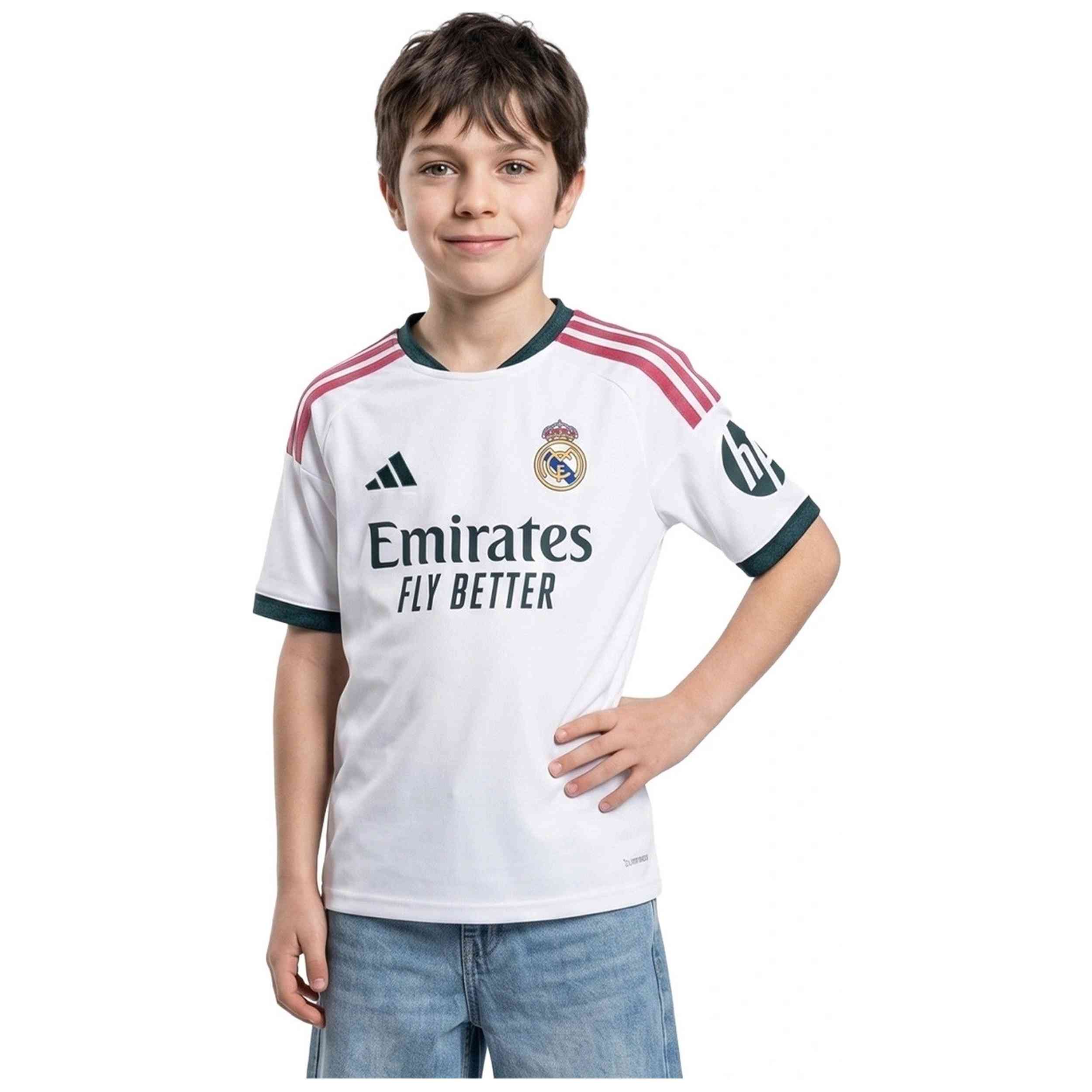 Camisetas Adidas modelo Kc3993 Real H Jsy Y en color Blanco