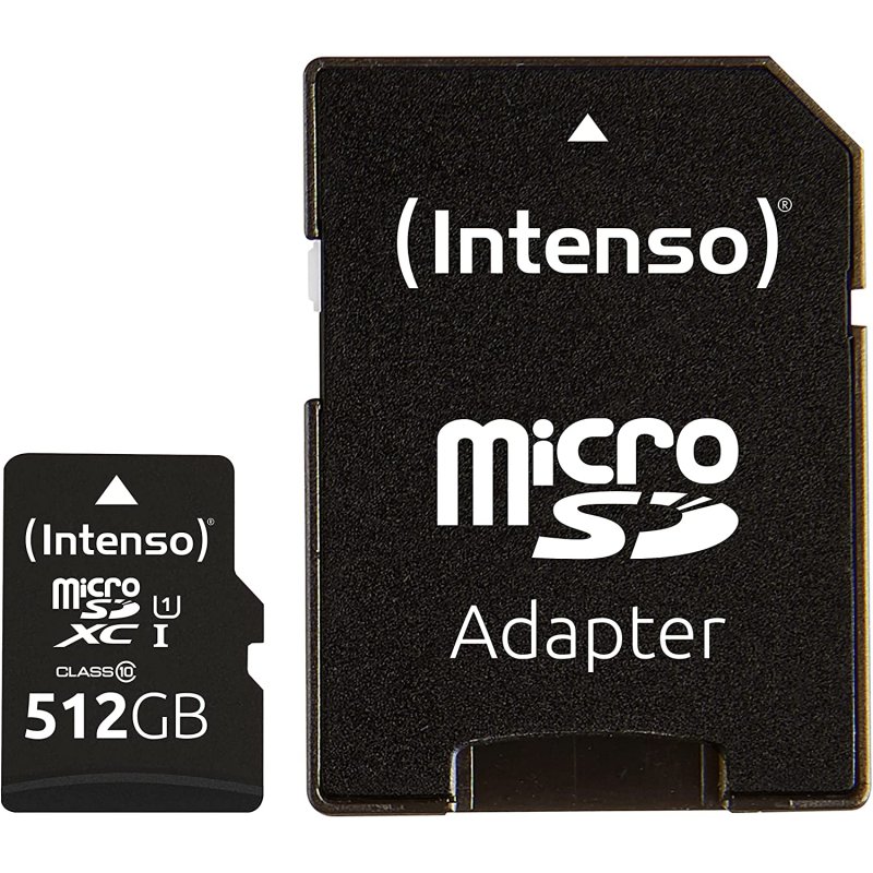 Intenso - Intenso Premium MicroSDXC 512GB UHS-I U1 Clase 10