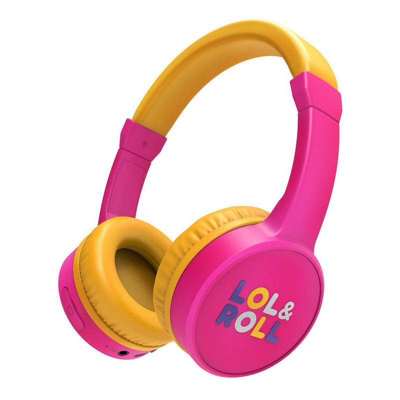 Energy Sistem Lol&Roll Pop Kids - Auriculares Infantiles Bluetooth 5.1 con Limitación de Volumen y Función Music Share