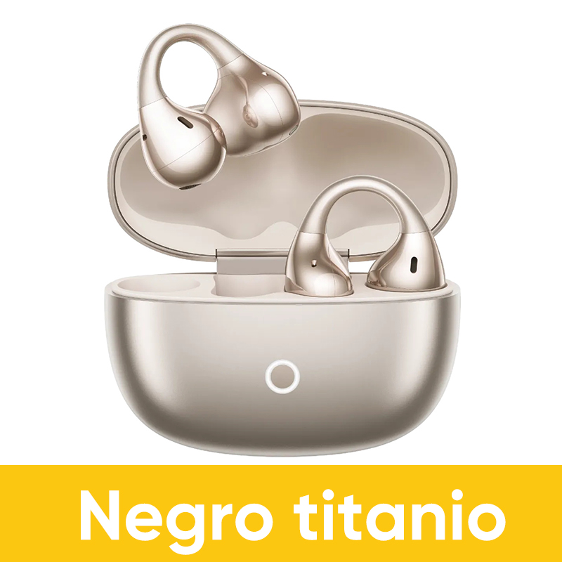 realme Buds Clip，Clip para oídos auriculares Bluetooth, diseño Titanium-Fit 36 horas de duración de la batería Marathon, resistencia al polvo y al agua IP55 Aplicable realme GT 8 Pro / GT 7 Pro / 14 pro plus