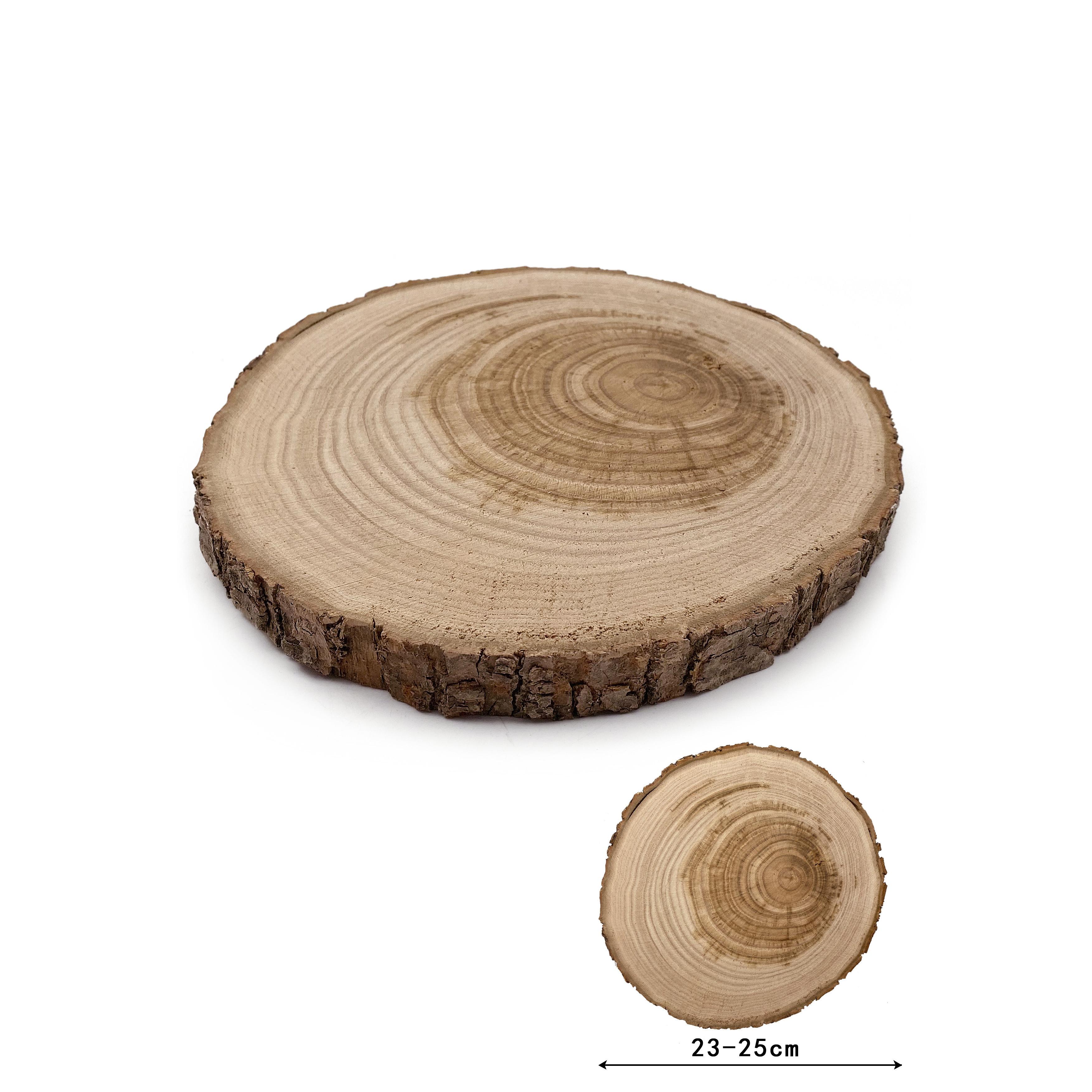 Poenia Arte Floral - Disco Madera Castaño 23-25cm Ref005
