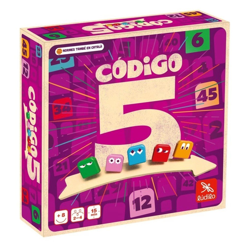 LUDILO JUEGO CODIGO 5 JUEGOS LUDILO 20x5x20 Cms.