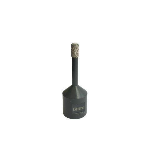 Juego de 4 brocas huecas diamantadas para perforación en seco con rosca m14 (ø 6-8-10-12 mm)