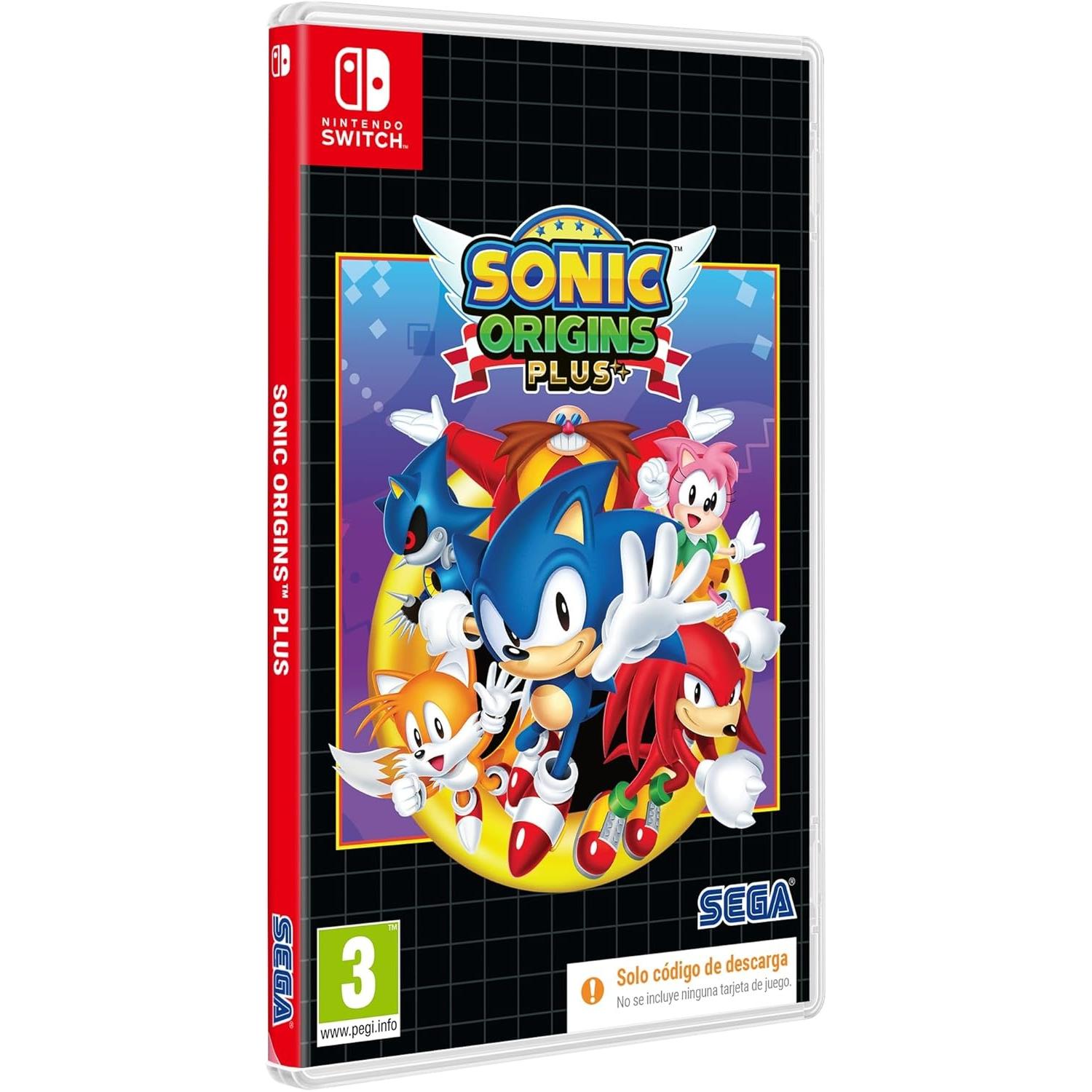 SONIC ORIGINS PLUS Juego Digital para Consola Nintendo Switch PAL ES
