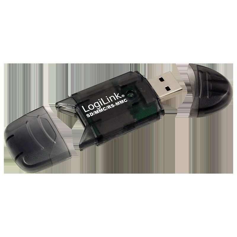 LogiLink CR0007 - Lector de Tarjetas USB 2.0 Stick (SD, SD-HC, MMC, RS-MMC)
