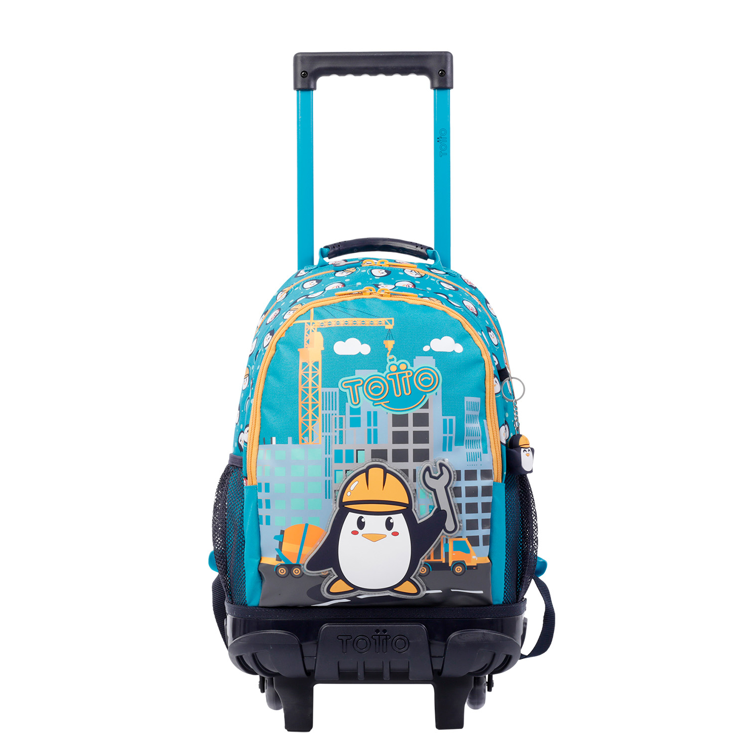 Totto Mochila infantil ruedas Funny Penguin S Material: Poliéster 29.5 x 42 x 17.5 cm