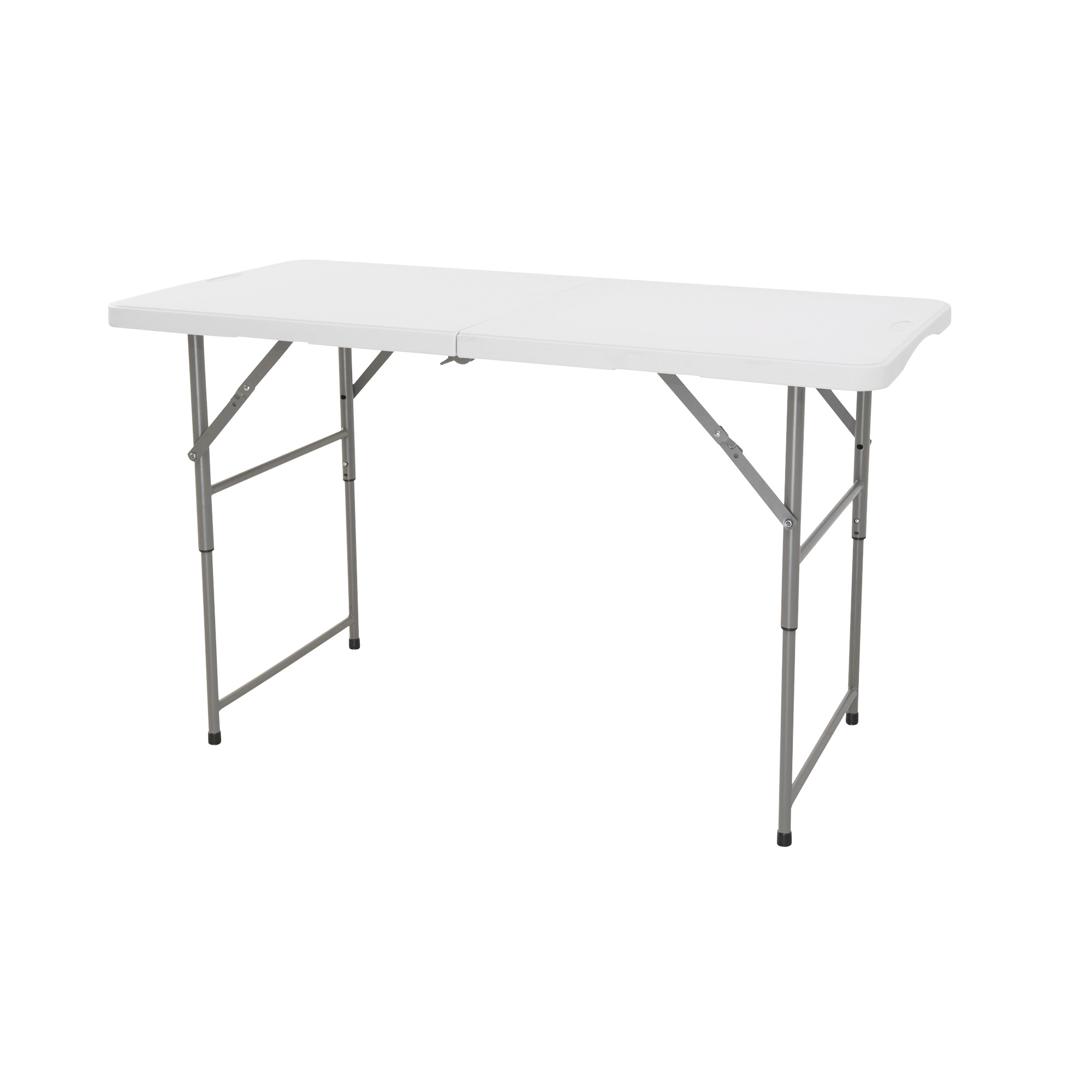 Wellhome - Mesa Plegable Multifuncional Altura Regulable 122x60x50-74cm
