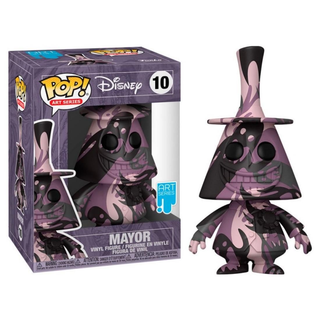 Funko Pop Pesadilla Antes de Navidad Disney Alcalde Mayor Exclusivo Art Series 10