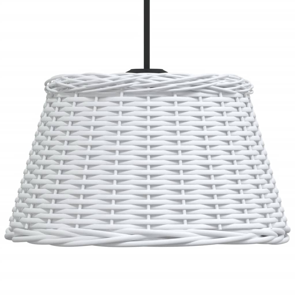 vidaXL Pantalla para lámpara de techo mimbre Ø50x30 cm Color Blanco,  Marrón, y mas
