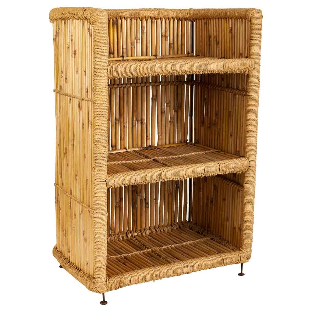 Wonderlust Deco - Estantería de bambú 51x35x75 Marrón 51x35x75h cm