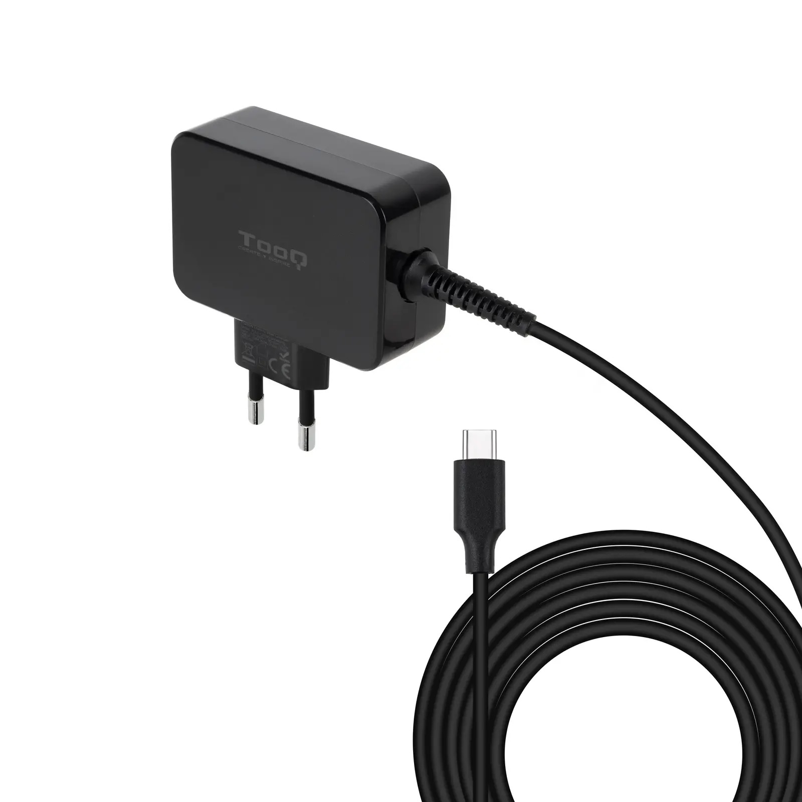 Cargador Usb-c/pd 45w Gan Tooq Tqlc-usbcgan45pd