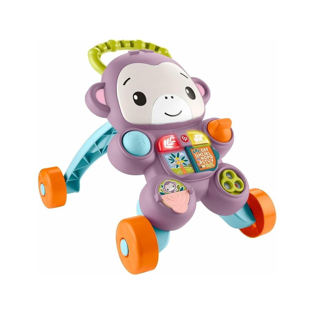 Fisher Price Andador de Aprendizaje Monito Morado Primeros Pasos