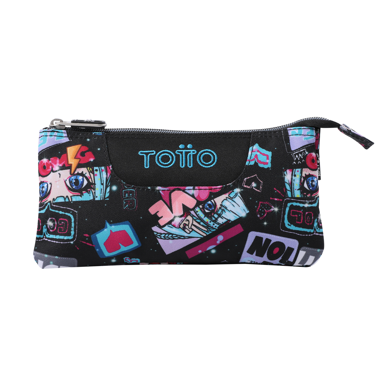 Totto Estuche escolar Tablero Material: Poliéster reciclado 22 x 11 x 3.5 cm