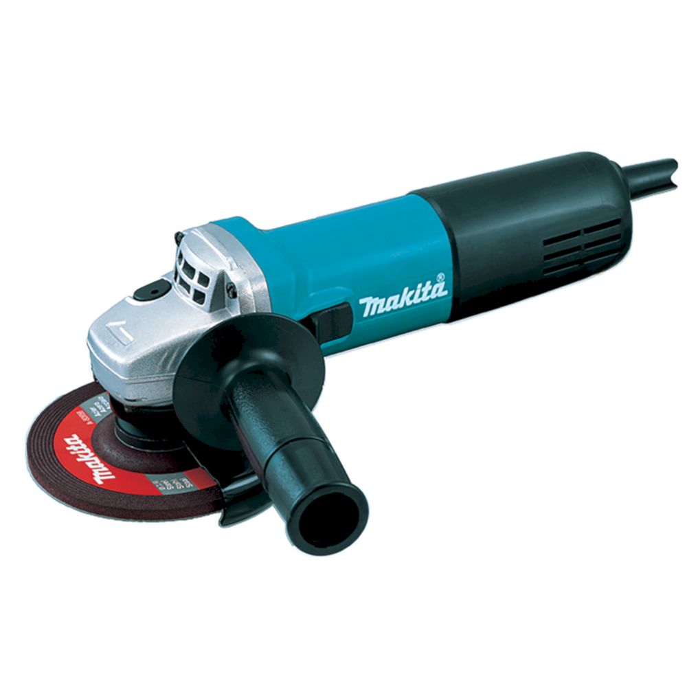 Radial: Miniamoladora angular compacta con función anti-restart para cortar y rectificar 840W 125mm. 9558HNR Makita