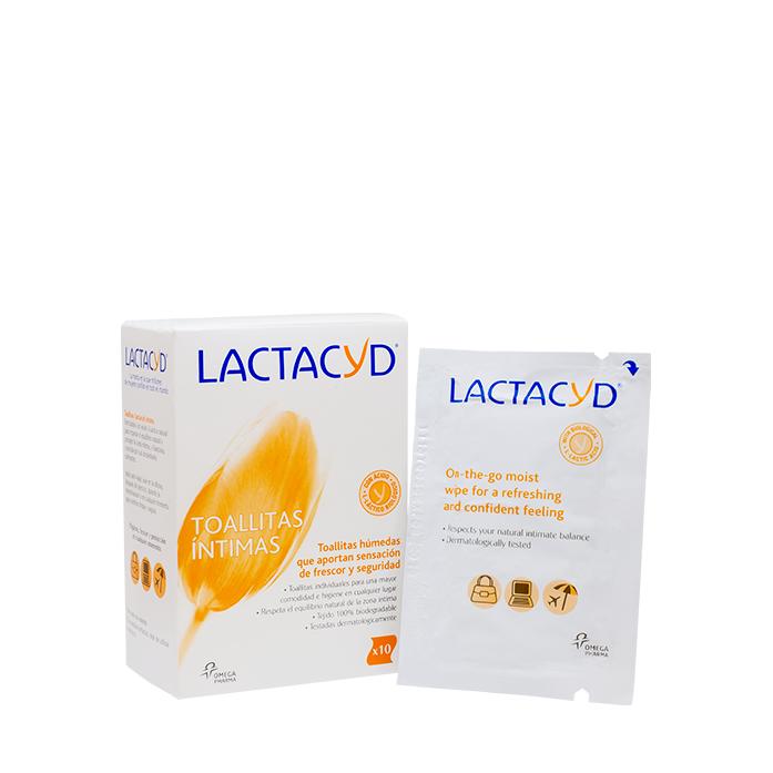 Lactacyd Toallitas Intimas 10 unidades  Lactacyd