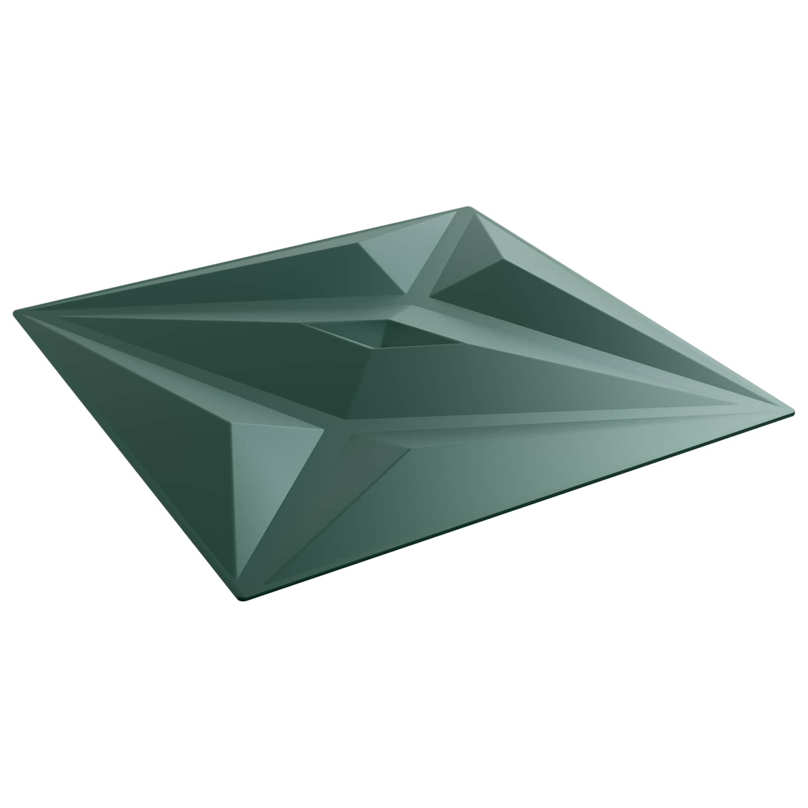 vidaXL Paneles de pared 24 pcs 50 x 50 cm Espuma XPS Multicolor