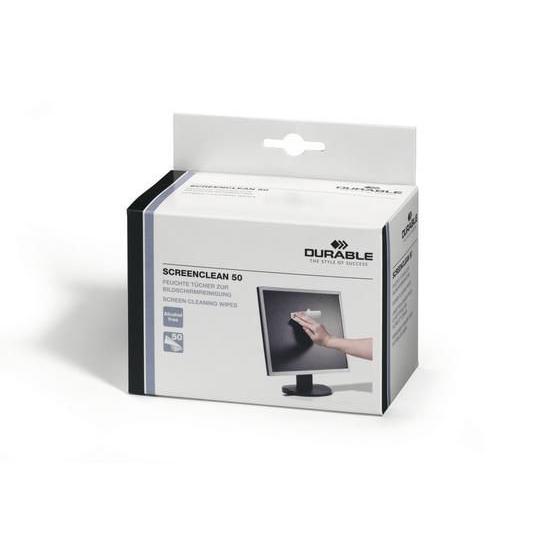 Durable 5787 LCD/TFT/Plasma Paños húmedos para limpieza de equipos