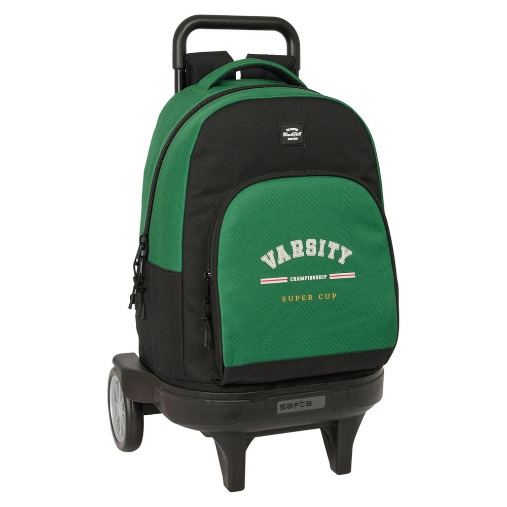 Mochila Gde. C/Ruedas Compact Evol. Ext. Blackfit8 "Varsity" 33X45X22Cm (BlackFit8 642625218)