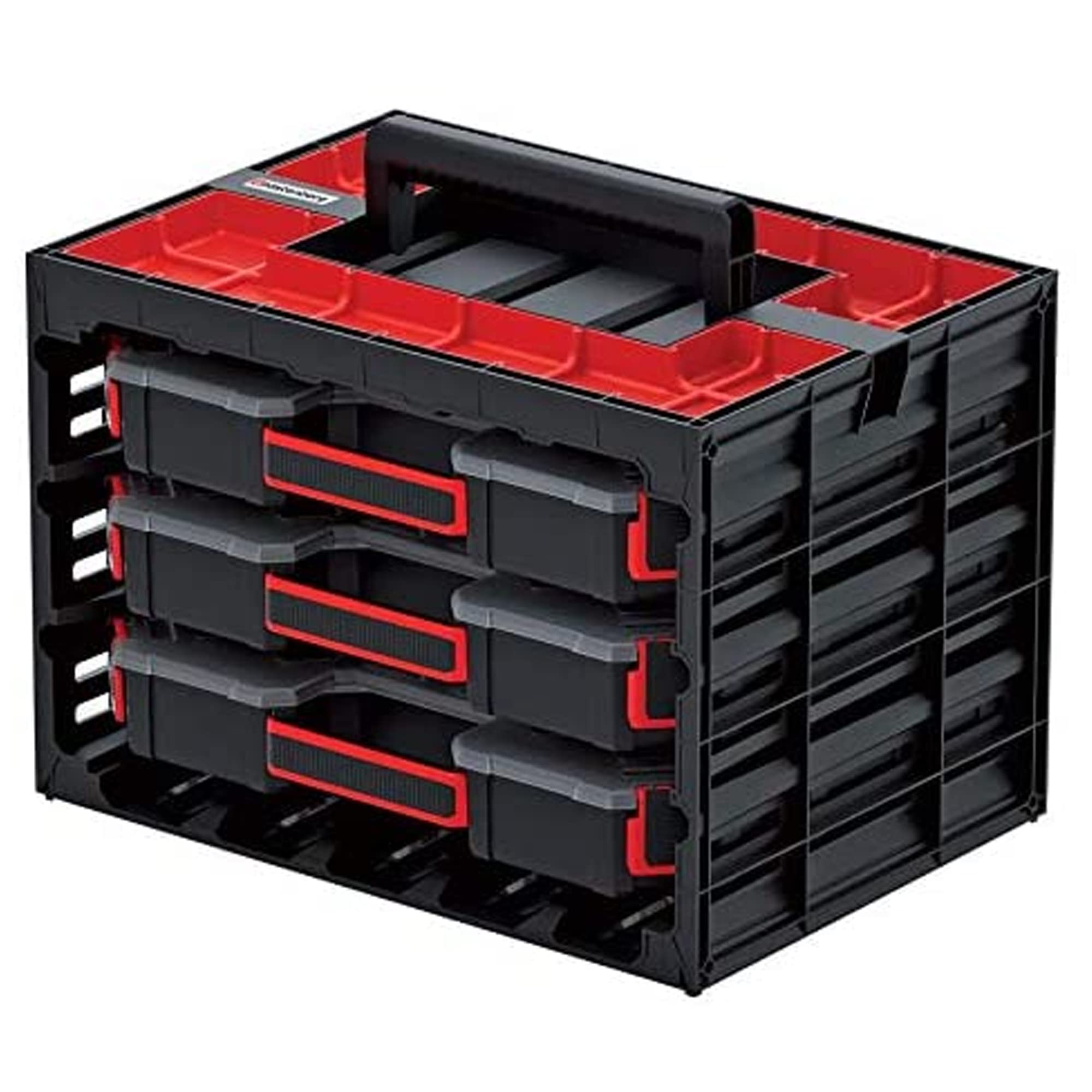 Kistenberg heavy hard case for electronic tools, foam-filled, dimensions 384 x 335 x 144 mm, impact resistant and portable storage solution for organizing tools.