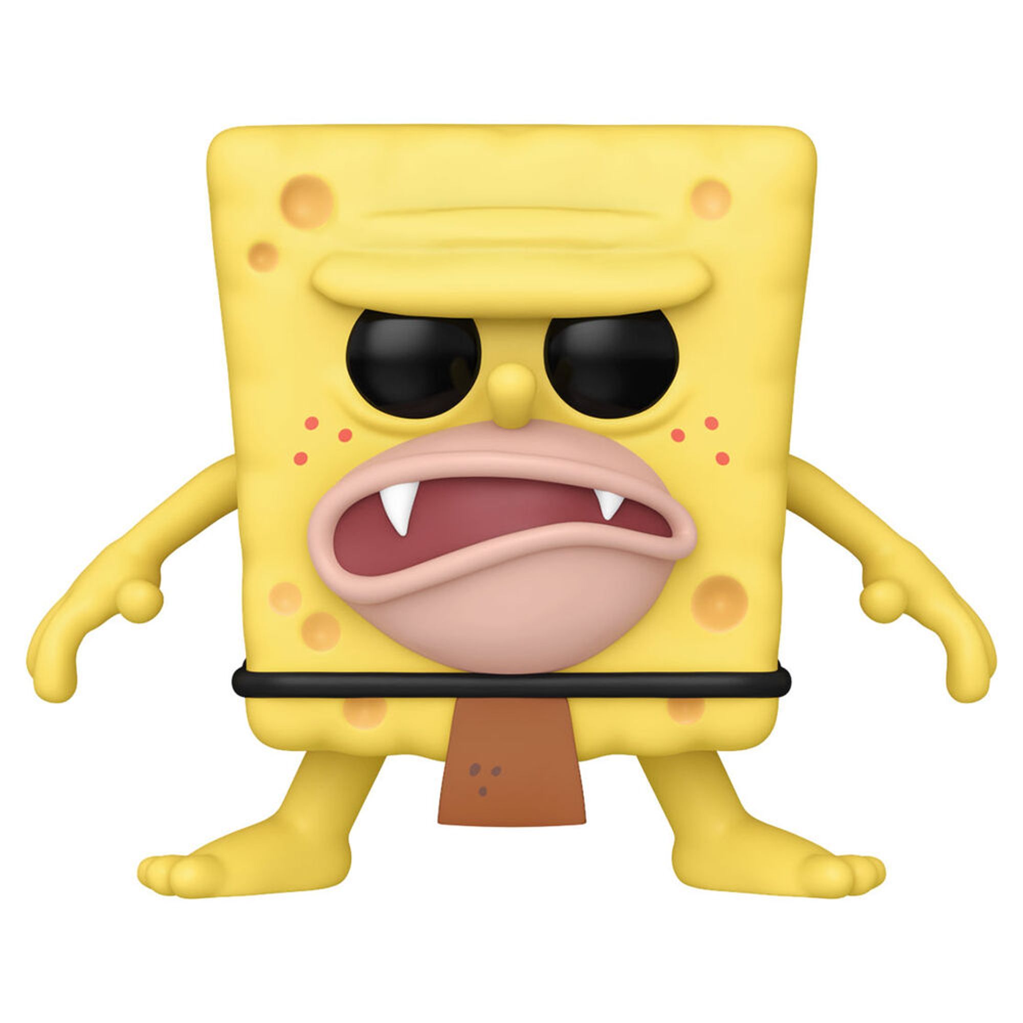 Figura de Caveman Spongebob Squarepants para Coleccionistas, Muñeco Decorativo de Vinilo Detallado con Temática de Bob Esponja, Ideal para Regalo y Exhibición