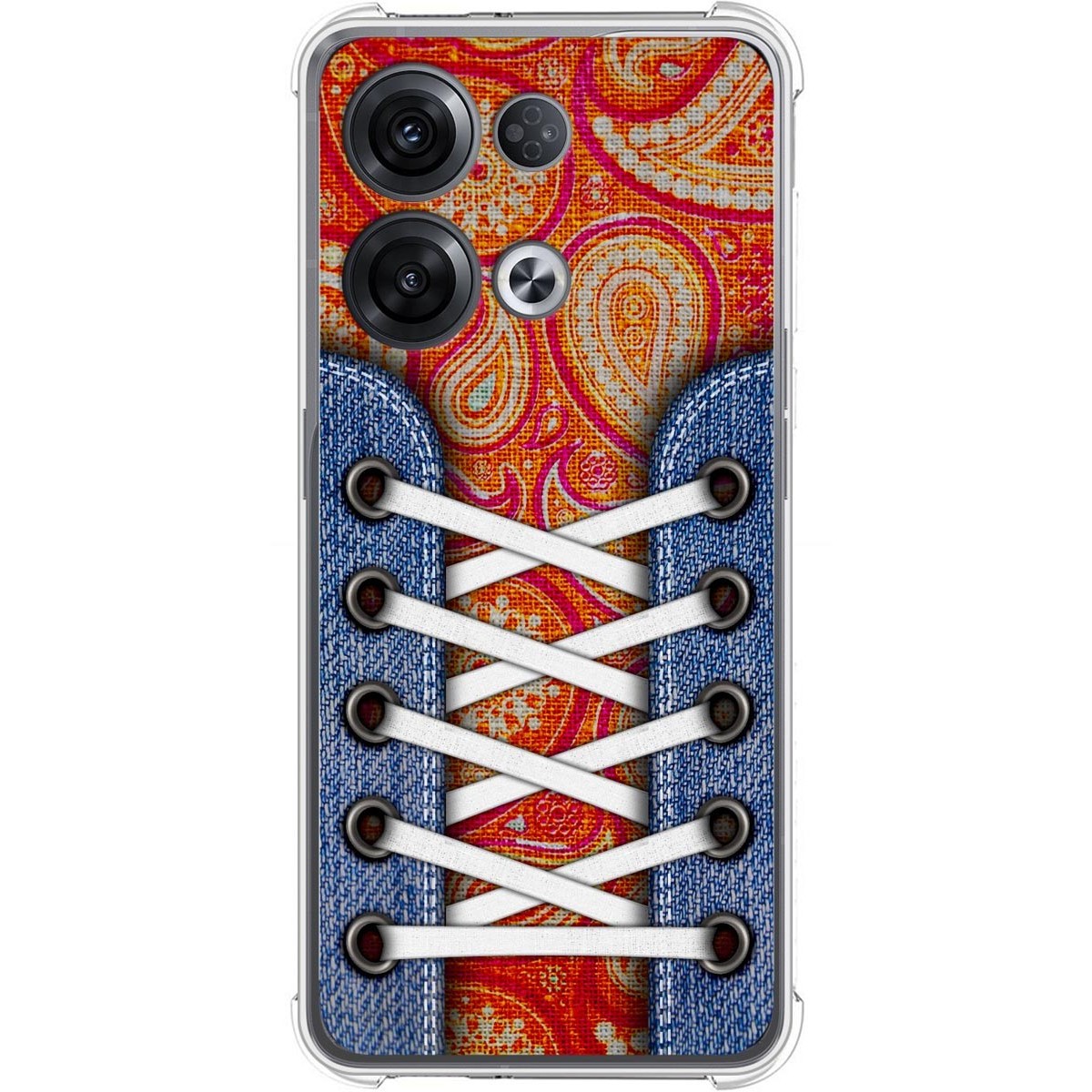 Funda Silicona Antigolpes para Oppo Reno 8 Pro 5G diseño Zapatillas 10 Dibujos
