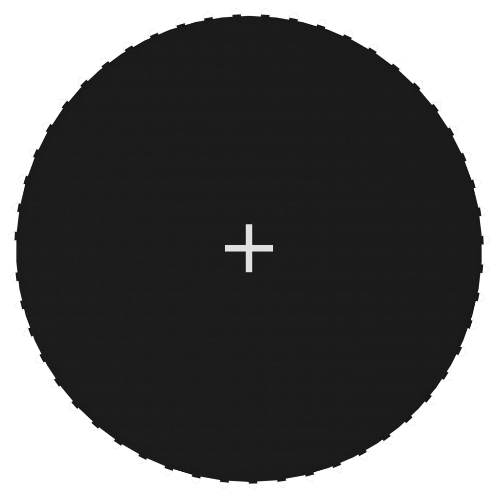 vidaXL Lona de Salto para Cama Elástica Redonda Tela Negro Suelo Recambio Dimensiones 3.05 m,  3.66 m,  3.96 m y mas