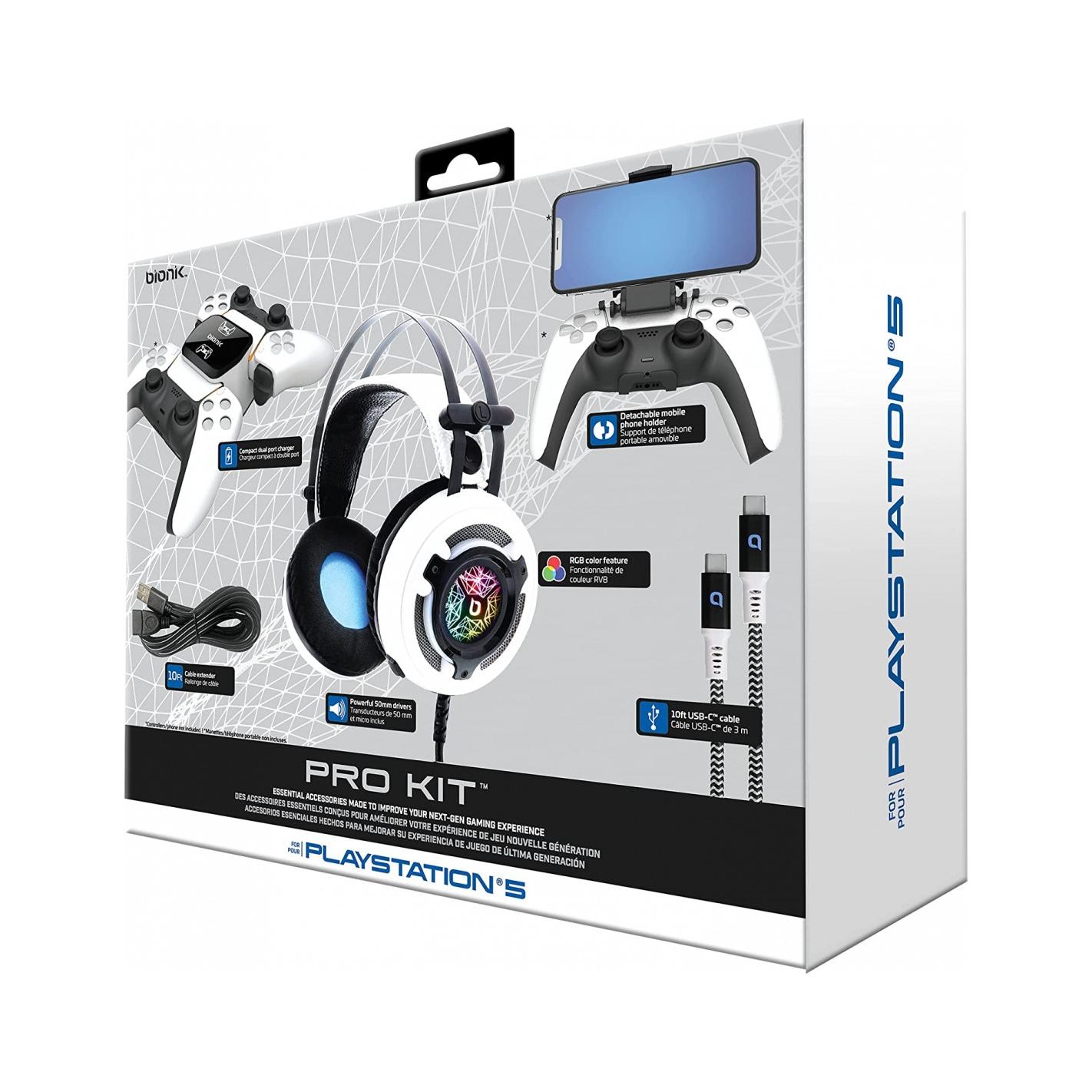 Pro Kit (Pack Accesorios Esenciales 5 en 1)  PS5