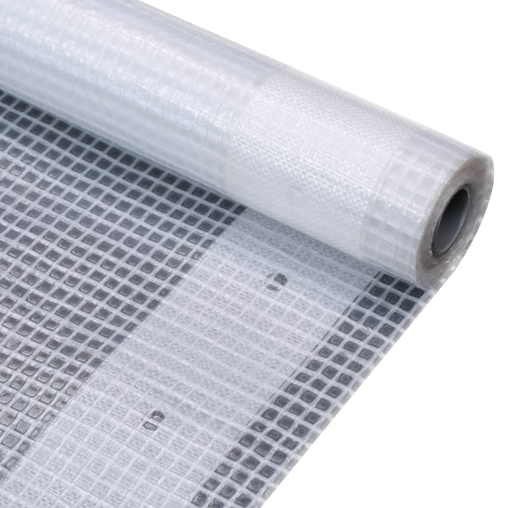 vidaXL Lona Impermeable 260 g/m² Blanca Cubierta Plástico Invernadero Dimensiones 4 x 2 m,  4 x 3 m,  4 x 4 m y mas