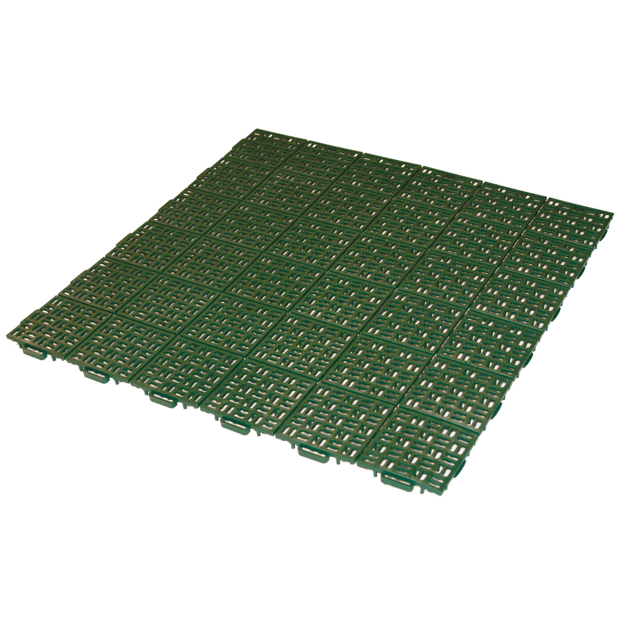 Baldosa para jardín exterior de 55,5 x 55,5 cm efecto drenaje – Colección Marte – Verde