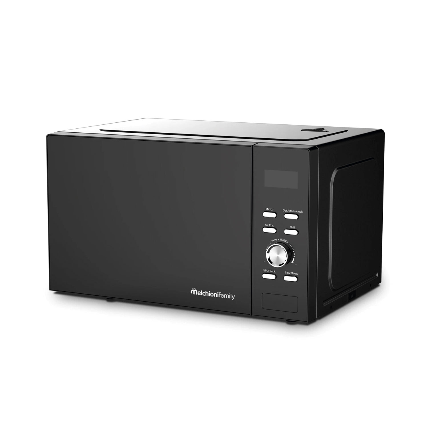 Freidora de Aire y Microondas 2 en 1 MELCHIONI FAMILY GOLIA 23L con Función Grill, Pantalla Táctil y Programas Predefinidos, 1300 W + 1700 W, Color Negro