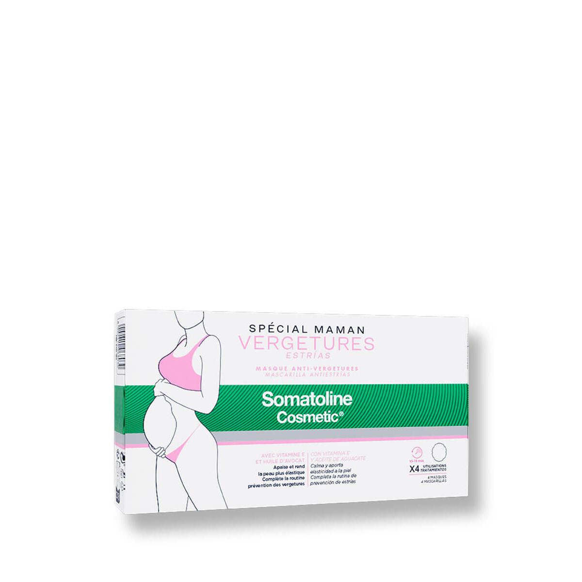 Somatoline mascarilla antiestrías especial mamá 4 mascarillas