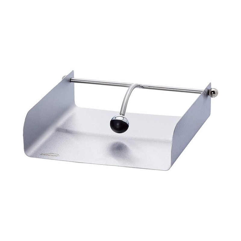 LACOR Servilletero Metálico | Acero Inoxidable | 18x19x5 cm | Cocina Mesa | Diseño Moderno | Resistente | Organización Servilletas