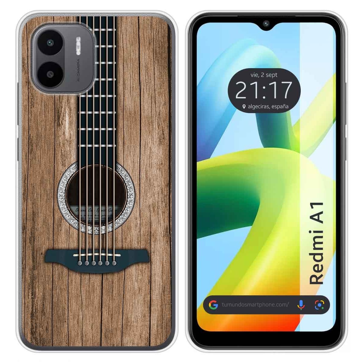 Funda Silicona para Xiaomi Redmi A1 diseño Madera 11 Dibujos