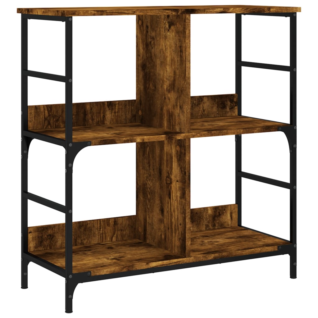 Vidaxl Estantería de Madera de Ingeniería 78,5x33x82 Cm Negro