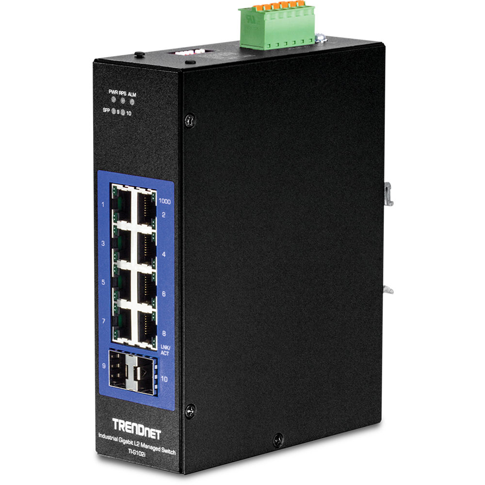 Trendnet TI-G102i Gestionado L2 Gigabit Ethernet (10/100/1000) Negro