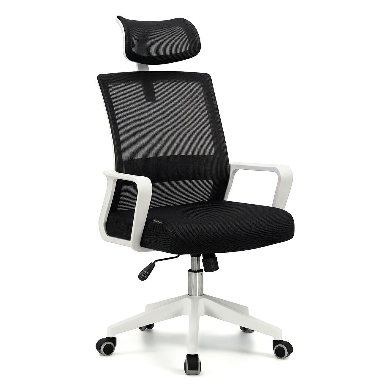 duehome - Silla de oficina ergonómica 111-121x51 cm Dafne Tex