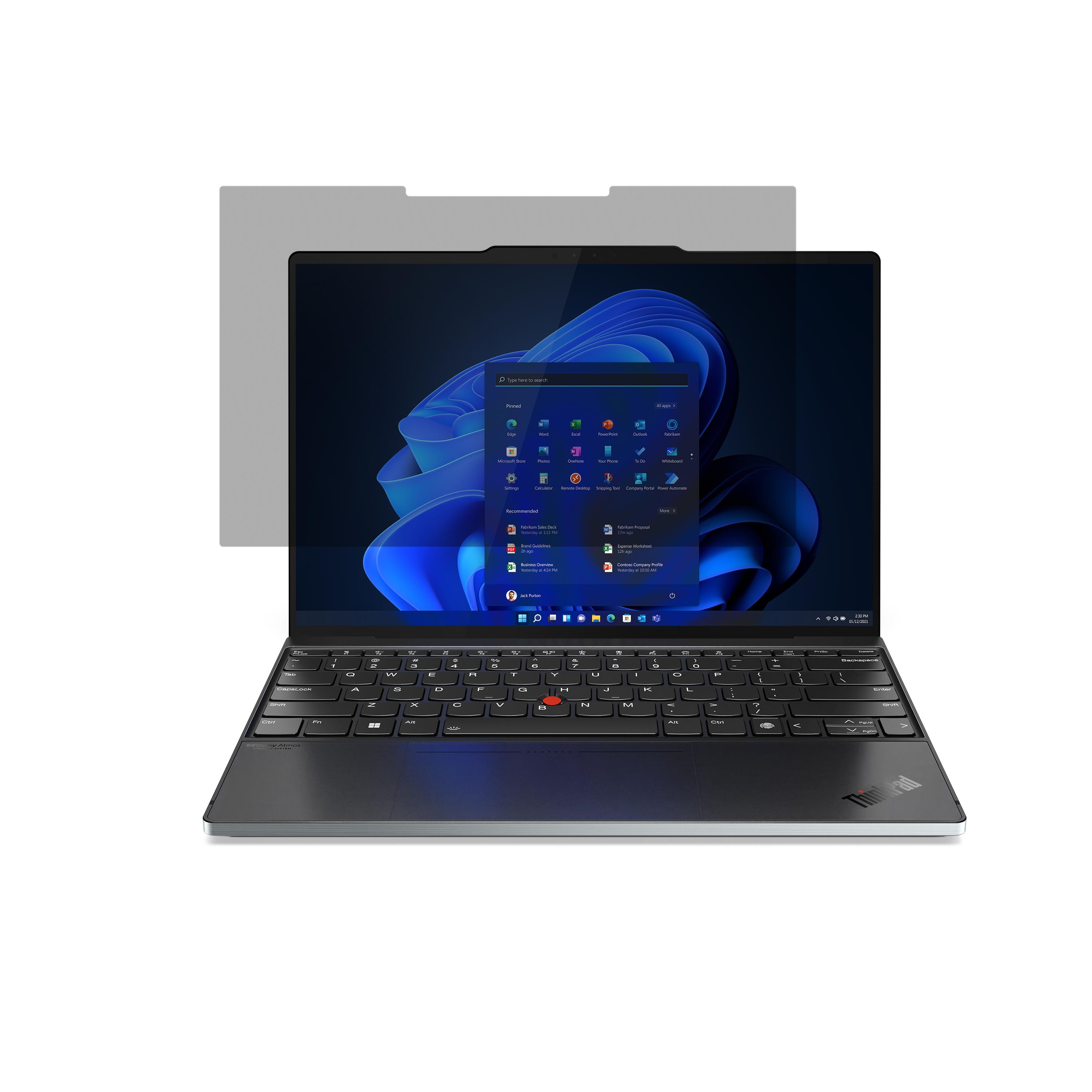 Lenovo 4XJ1U03942 filtro para monitor 33,8 cm (13.3") Portátil Filtro de privacidad para pantallas sin marco