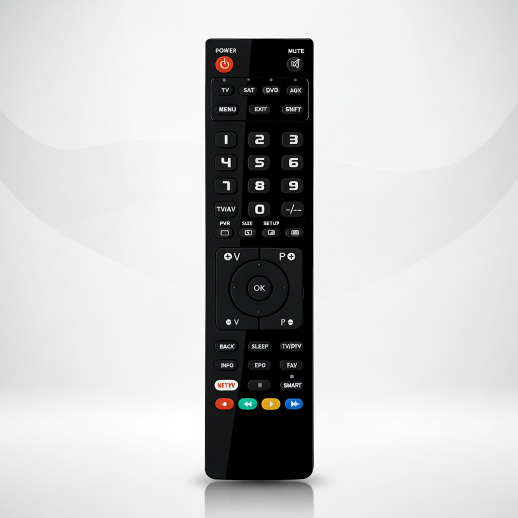 TV HISENSE LTDN40K360WSEU - Mando a Distancia de Reemplazo Codificado con todas las Funciones del Original