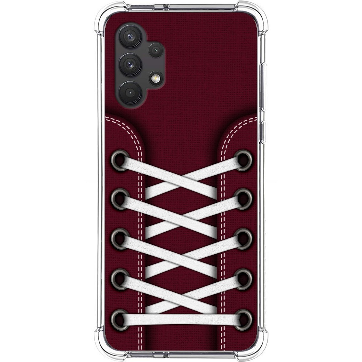 Tumundosmartphone Funda Silicona Antigolpes para Samsung Galaxy A32 4G diseño Zapatillas 17 Dibujos