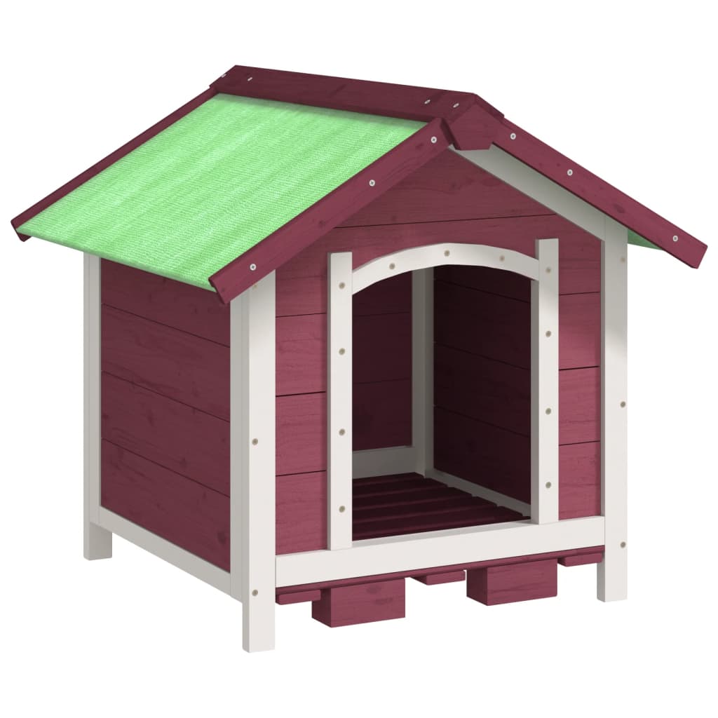 vidaXL Caseta para Perros Perrera Casita Animales Jardín Color Gris, Marrón, Moca y mas