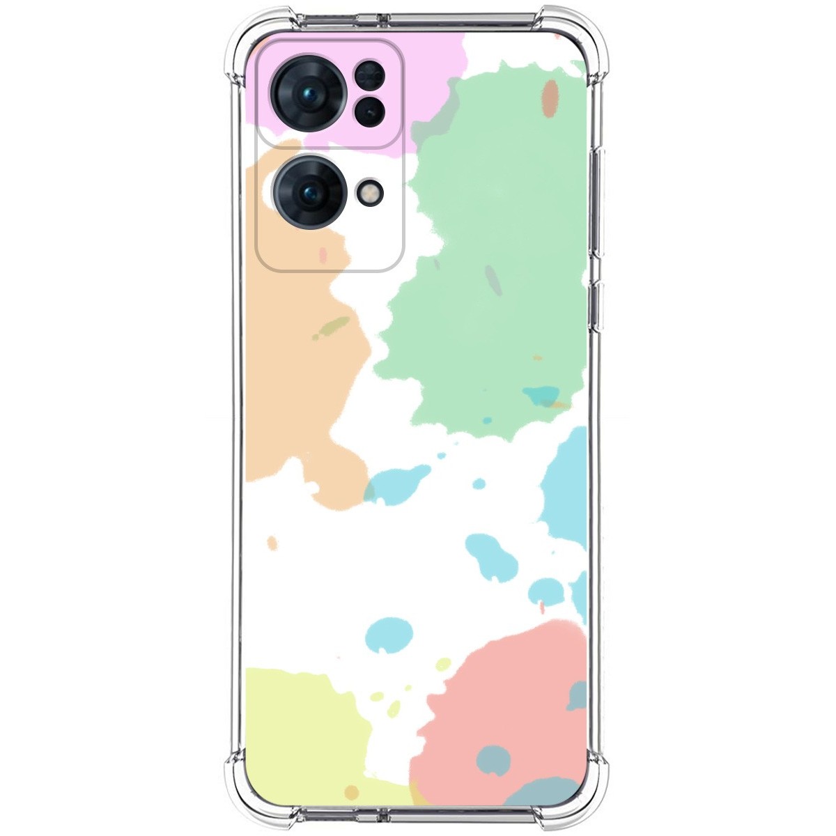 Funda Silicona Antigolpes para Oppo Reno 7 Pro 5G diseño Acuarela 05 Dibujos