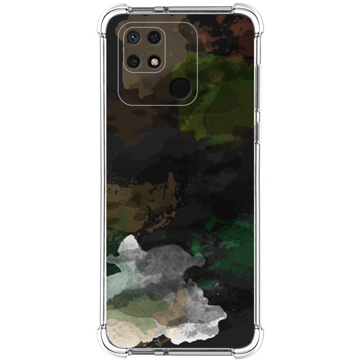 Funda Silicona Antigolpes para Xiaomi Redmi 10C diseño Acuarela 12 Dibujos