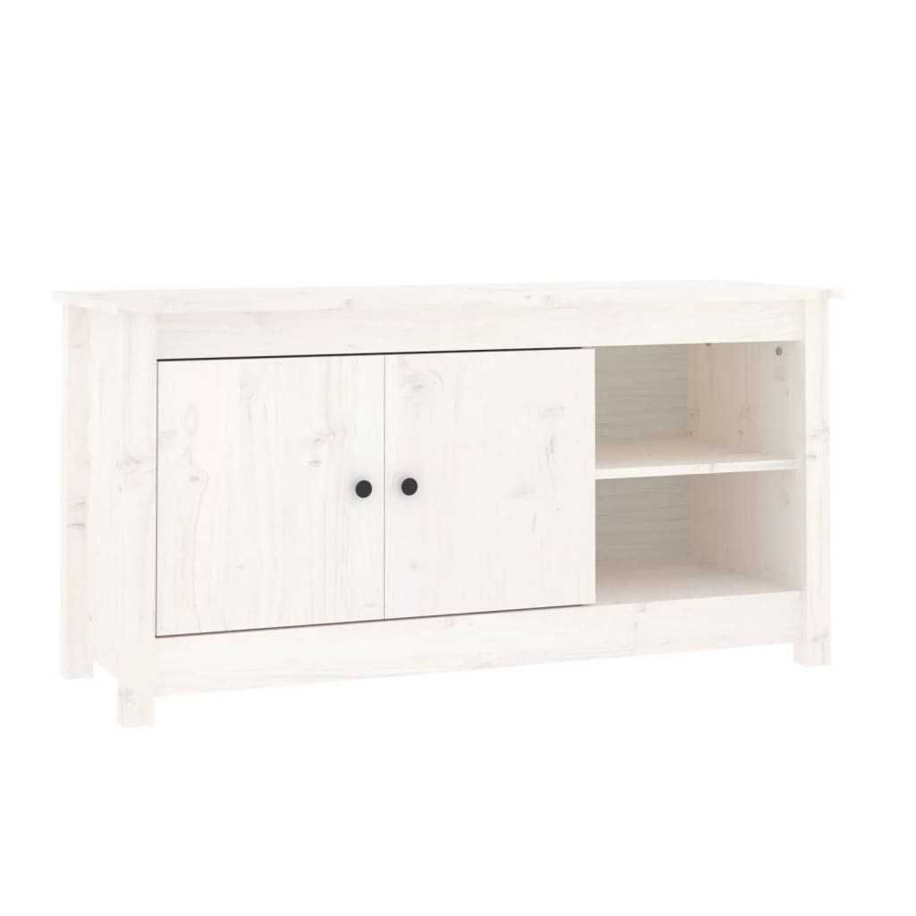 Vidaxl Mueble de TV de Madera Maciza de Pino 103x36,5x52 Cm