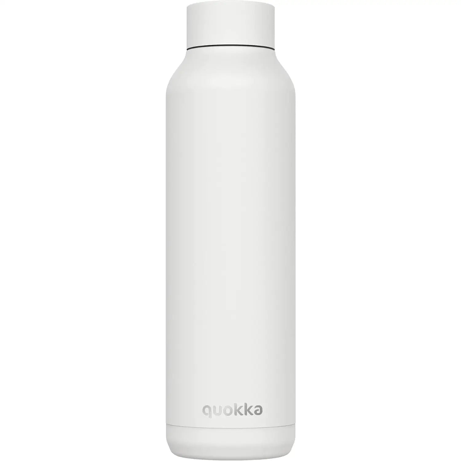 Quokka - Botella térmica QUOKKA SOLID WHITE de acero inoxidable boca ancha 630 ml para bebidas frías o calientes, ideal para uso diario y viajes