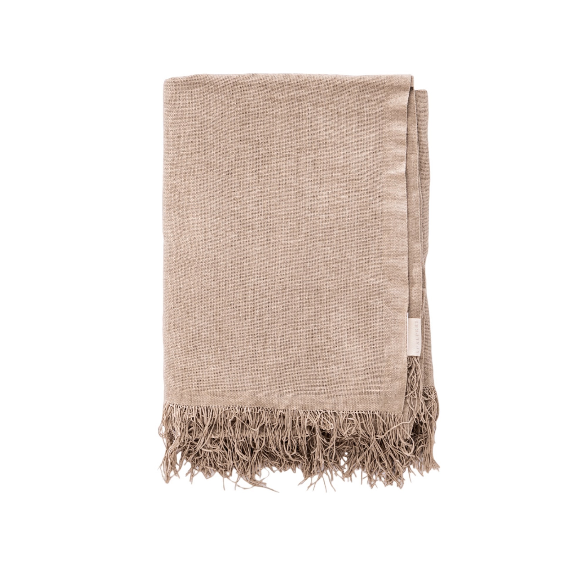 Manta de chenilla 140x190cm 100% poliester 260GSM marron Scalpers Home