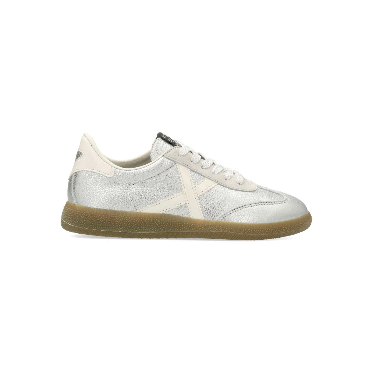 Munich - Zapatillas sneakers vintage Barru para mujer, de piel con suela de goma ligera y plantilla acolchada extraíble